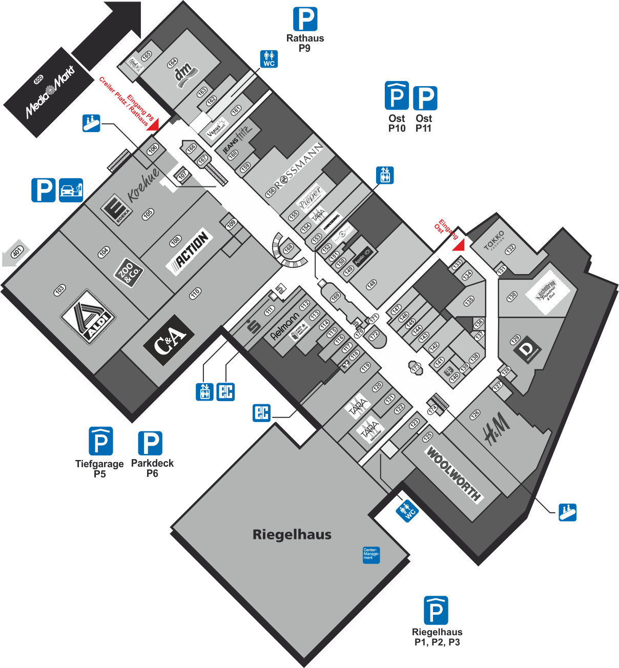 Lageplan Marler Stern