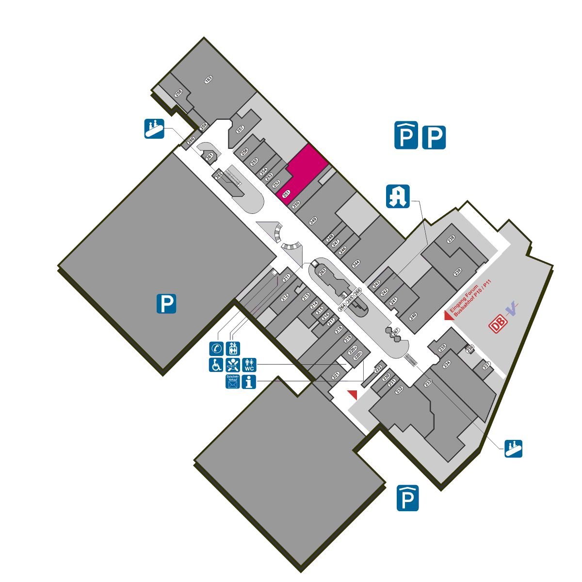 Lageplan TEDI