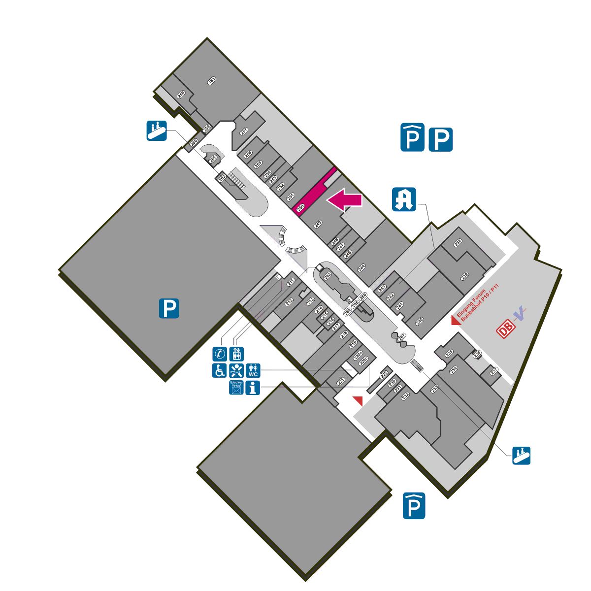 Lageplan OM Shop