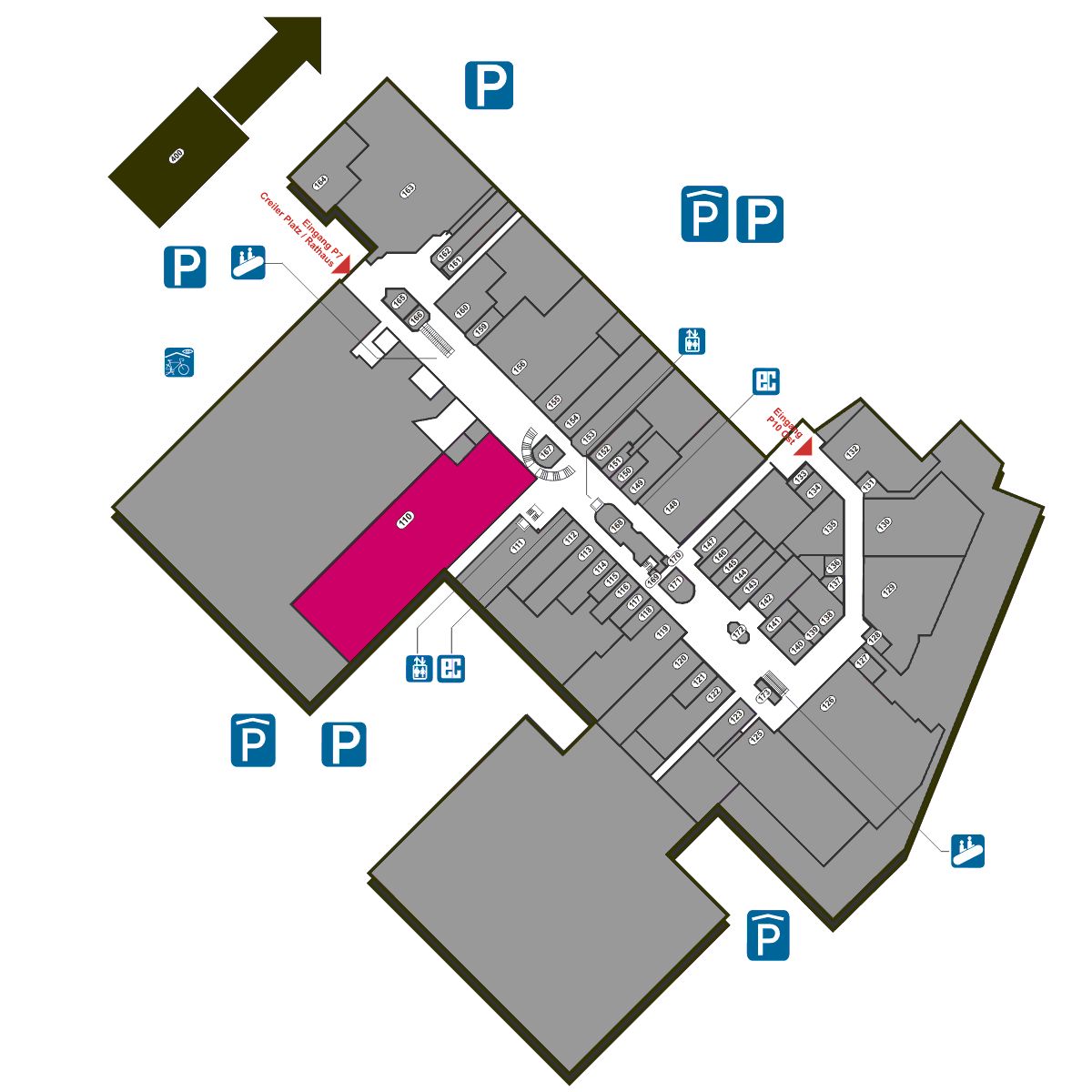 Lageplan C&A Mode GmbH & Co. KG