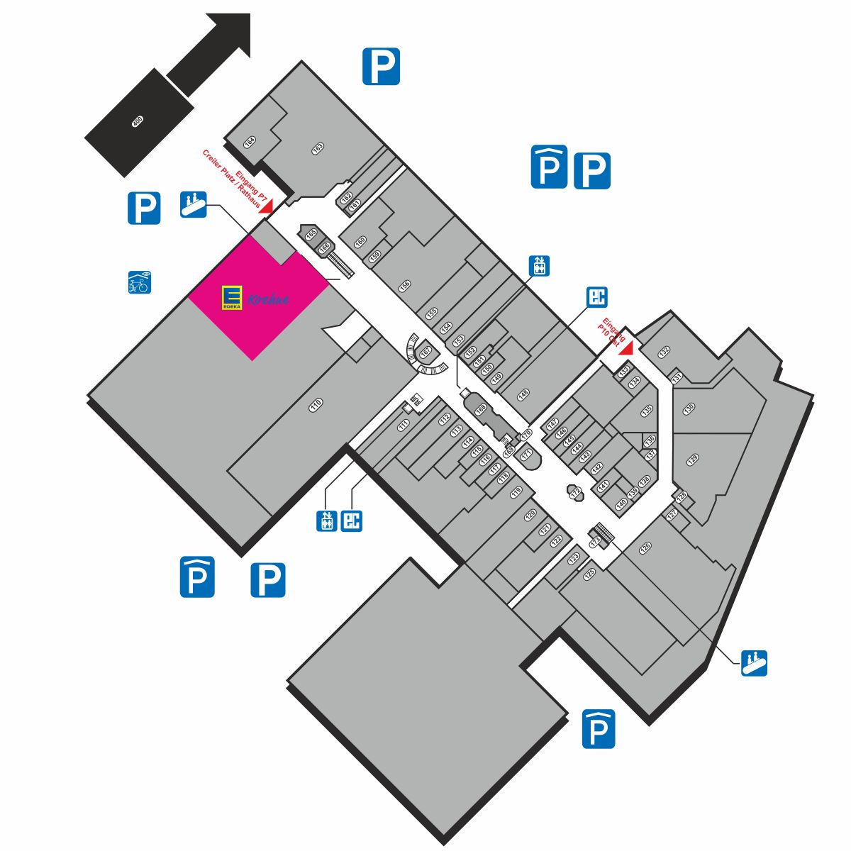 Lageplan Edeka Koehne