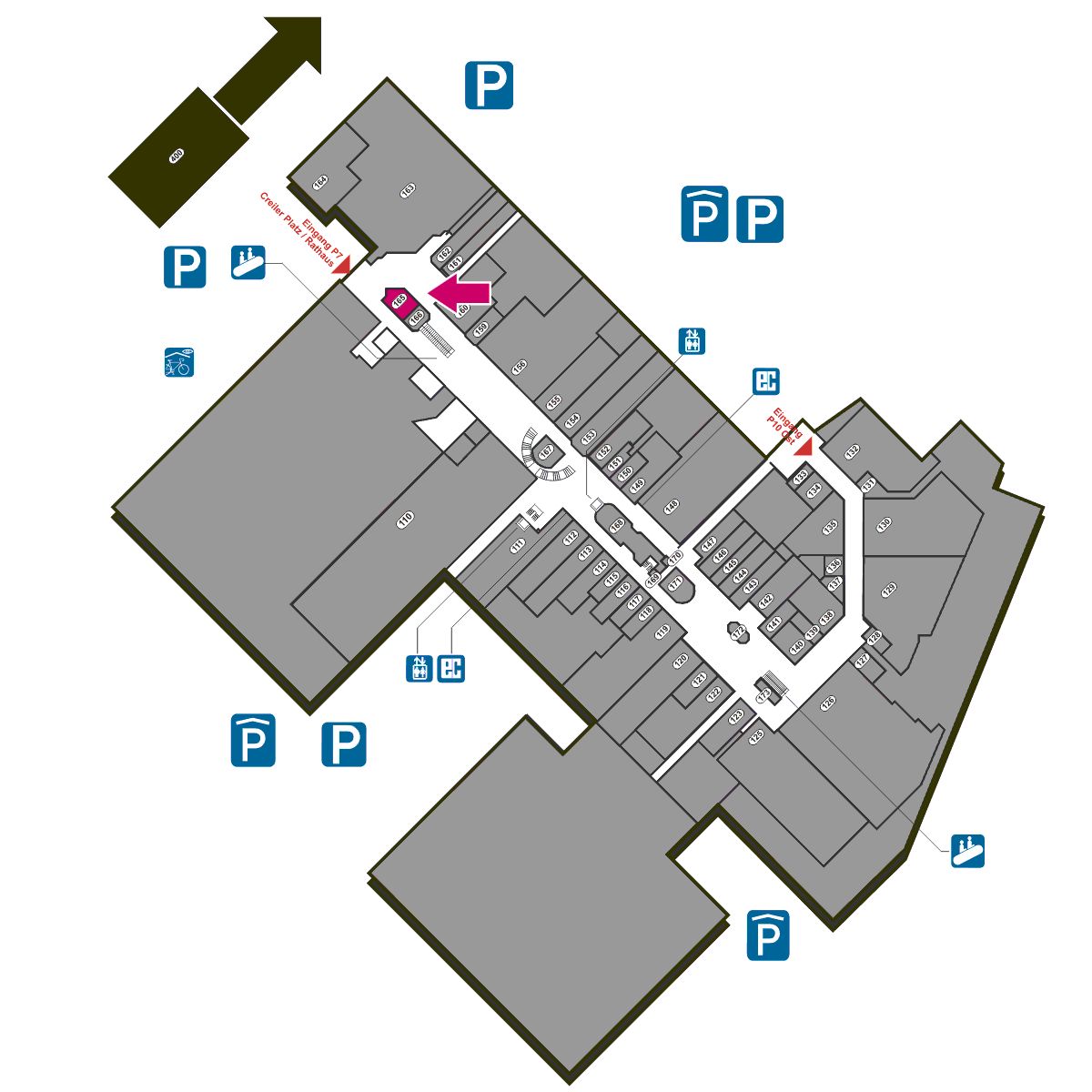 Lageplan Kirchenpavillon