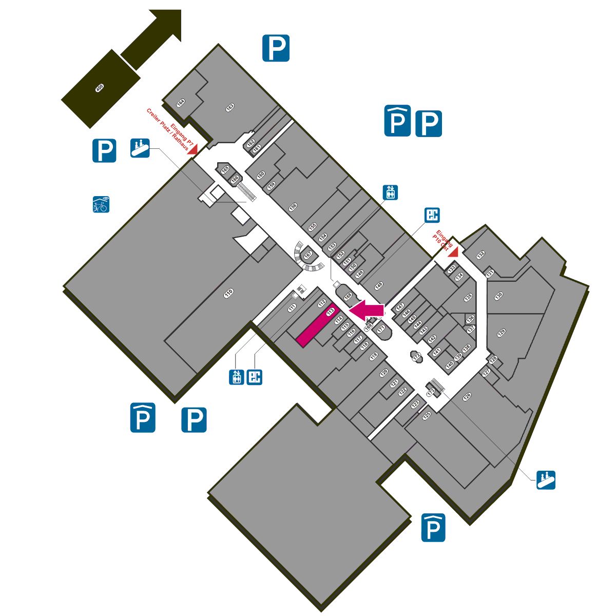 Lageplan Sternbuchhandlung