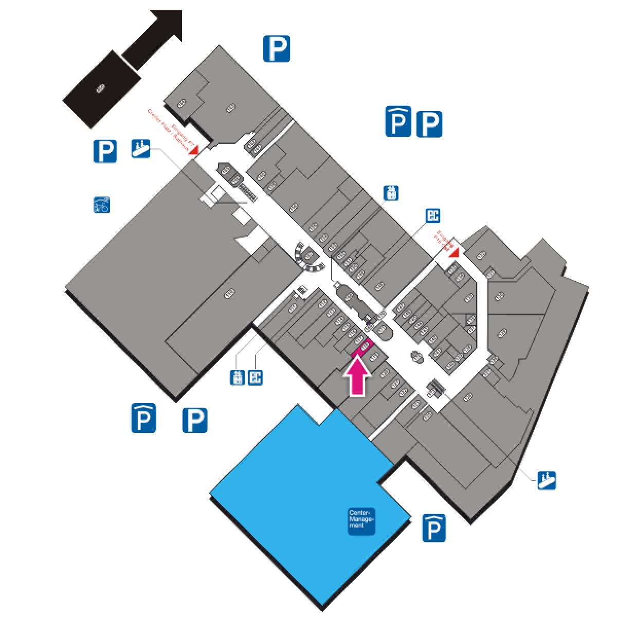 Lageplan Volksbank Marl-Recklinghausen eG